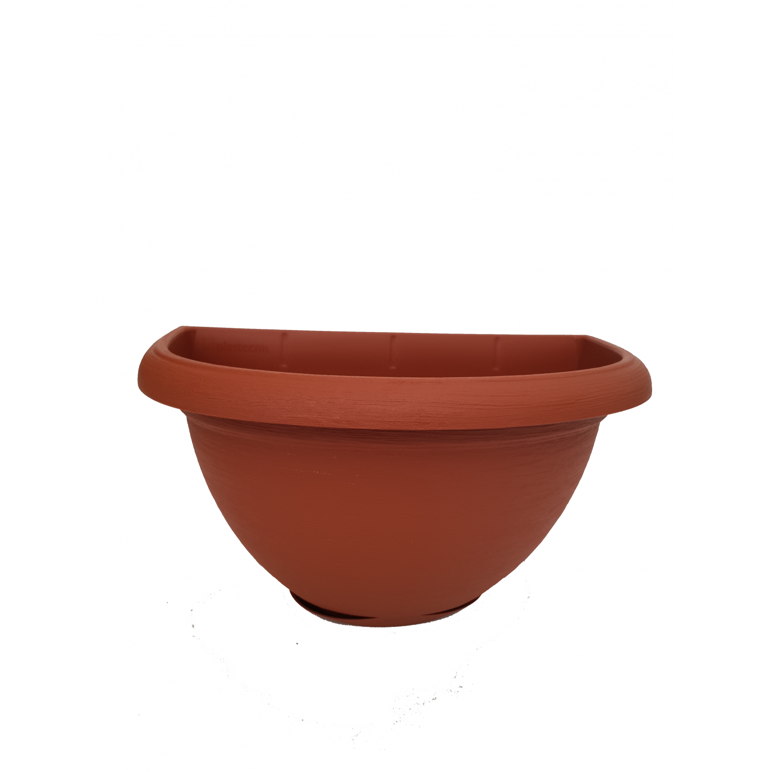 Vas de perete MURO, teracota, 31.5cm cu tava, 4.3l, Plastecnic Italia Ghivece