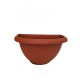 Vas de perete MURO, teracota, 31.5cm cu tava, 4.3l, Plastecnic Italia Ghivece