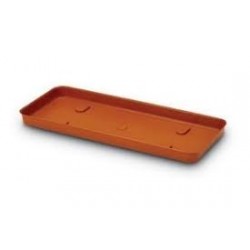 Jardiniera Sapri 100, teracota, Plastecnic, 105l, cu tava, Italia