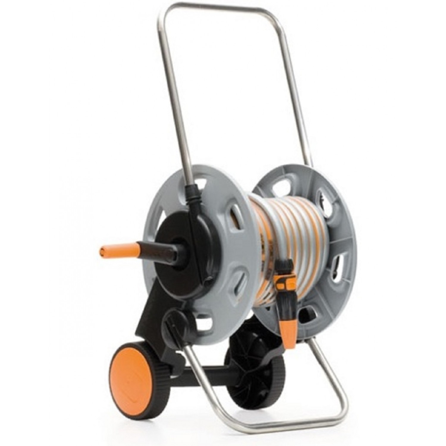 Carucior de gradina cu furtun de 25m, G.F. Garden , Italia Carucioare suport furtun